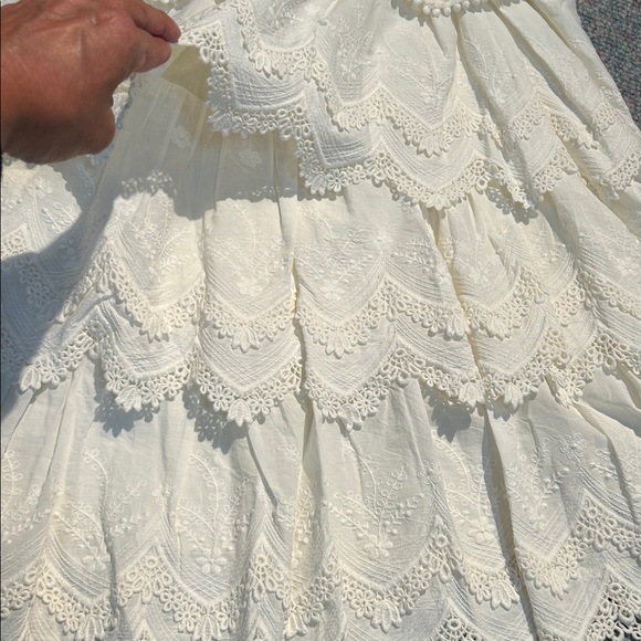 NWT Listicle Cream Lace Long Sleeve Dress size Medium - Picture 12 of 15